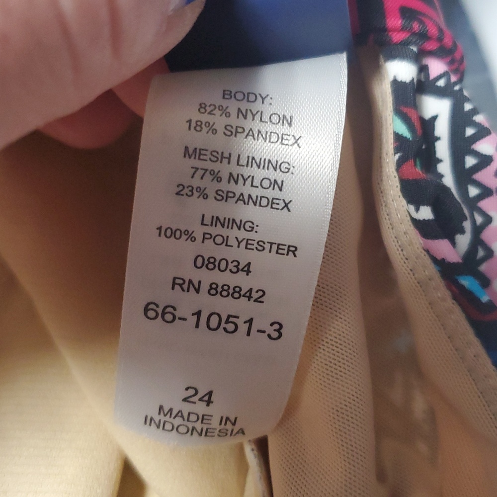 NWT Swimsuits For All Cut Out Underwire One-Piece Swimsuit Size 24 Resortwear - Picture 11 of 15